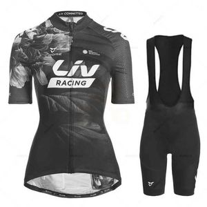 Fani TEES TEES Women Bike Jersey 2022 Liv Team Road Clothing Riding Shirt krótkie rękawie Ciclismo Mountain Bike Q240511