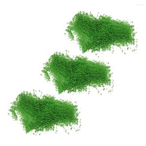 Dekorativa blommor 3 väskor Fake Lawn Material Mini Decor Sponge Tree Powder Building Model Artificial Moss Sand Table Scene Scenery Basing