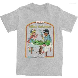 Женские футболки юмор инопланетная одежда искусства мужчина женская хлопковая новинка 70-х 80-х
