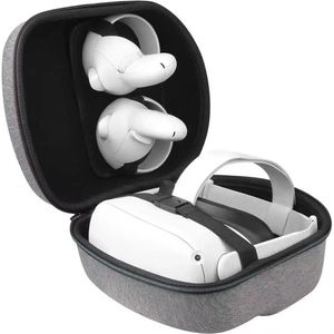 Bolsa de armazenamento portátil para Oculus Quest 2 VR Headset à prova de choque da realidade virtual Travel Case Case QuestQuest Acessórios 240506