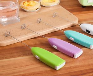 Portable 5 Colors Electric Egg Beater Tools Coffee Automatic Milk Frorer Foamer Drink Blender Hand Hold Kitchen Stirrer Cream SHA9590069