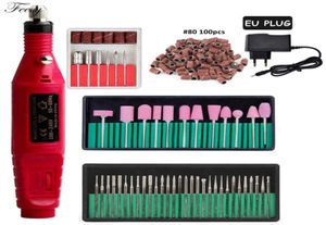 Electric Nail Art Drill Manicure Macchina Kit set di bit per perforazione per unghie per tutti i chiodi Gel Penna professionale PEDICURE 7584904