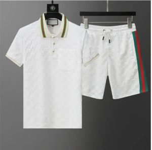 Revers Neck Männer Polo Casual Shorts 2 Stück Sets Fashion Designer Tracksuit Sportanzug Herren Polos Hemd Running Jogging Sport Wear Jogger Suits 369 369