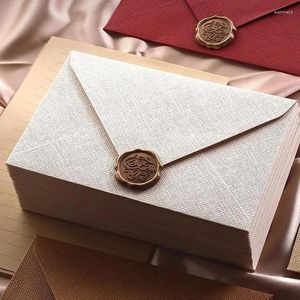 Gift Wrap Invitation 50pcs Letters Wedding For Envelope Stationery Bag Card Cash Cover Packaging Handmade Window DIY Envelopes Party