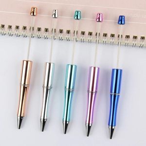 Party Favor 50st Soaded Pen Beadable Ballpoint Kid Gift Wedding Favors Memorial Day Valentines nuvarande gåvor till gäster