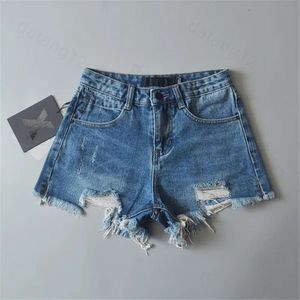 Europe And America Women's Shorts High Street Designer Trouser Summer TOP Denim Shorts For Women Black Jeans Shorts Women Distressed Short Mujer Shorts Ripped 1 620