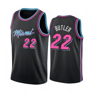 M I A M I H E A T 22#(estilo A) Jersey de basquete, camisa de colete esportivo sem mangas unissex