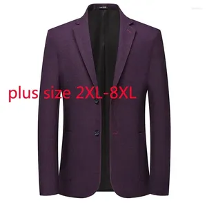 دعاوى الرجال وصول Suepr alrge Spring and Autumn Men Fashion Adman Red Suit Coat Single Blazers بالإضافة إلى حجم 2XL-5XL 6XL 7XL 8XL