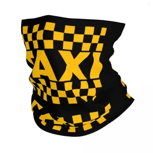 Bandanas Taxi Driver Winter Headband Neck Warmer Women Men Hiking Camping Tube Scarf Face Bandana Gaiter