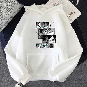 Men's Hoodies Sweatshirts Attack On Titan Hot Anime Hooded Yeager Eren Shingeki No Kyojin Print Plus Size Hoodie Men Women Sweatshirts Harajuku Strtwear T240510