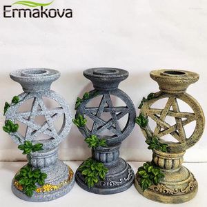 Titulares de velas Ermakova Altar Candlestick Cerimony Set Set