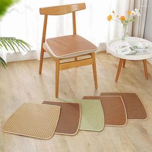 Cadeira de moda de travesseiro 40x40cm Rattan Satent Pad Floor Yoga Mat Dinning Bu Summer Office Student