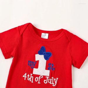 Наборы одежды рождены младенец мой первый 4 -й четвертый июль