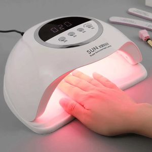 Suszarki do paznokci 320 W Sun X20 Max UV Lampa paznokciowa do manicure żel Poliska maszyna do suszenia z dużym LCD Touch Professional Smart Suszera paznokci T240510