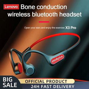 Benledande hörlurar X3 Pro Bluetooth HiFi Ear-krok trådlöst headset med MIC Waterproof Earbud
