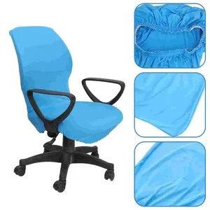 Chair Covers Black Table Clothes Elastic Office Cover Stretchable Computer Desk Back
