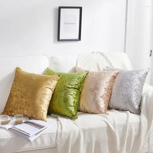 Kissen Nordic Style Velvet Deckung Feste Farbe Luxus quadratischer Rechteck Sofa Auto Taille Home Decorative Pillows Hülle