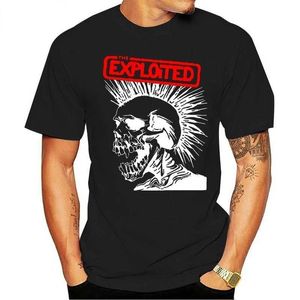 Men's T-Shirts New The Exploited Maggie T Shirt Men Gothic Trend Tshirt Male Oversized Tops Harajuku Punk Clothes Men Clothing Ropa Hombre T240510