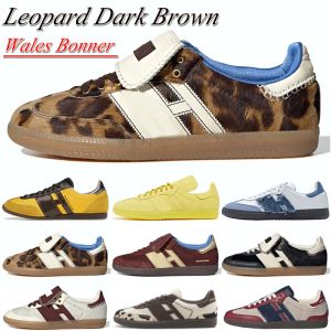 2024 SCARPE SCARPE ALLE SCHENI Galles Bonner Leopard Dier Brown Designer Designer Black Mystery Brown Men Sneakers