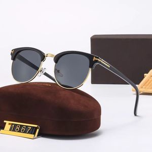 Солнцезащитные очки Tom Sunglasses Мужчины Женские бренд -дизайнерские солнцезащитные очки UV400 Polaroid -линзы суперзвездо