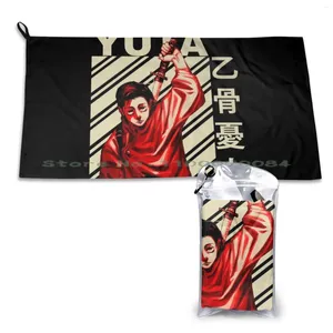 Towel Yuta Okkotsu-Vintage Art Quick Dry Gym Sports Bath Portable Extracurricular Korean Kdrama Netflix Crime Film Series Oh Ji