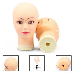 Mannequin Heads Female Model Head PVC Human Practice Training med klipp som används för att göra perukhattar som visar upp dockor i modellerna Q240510