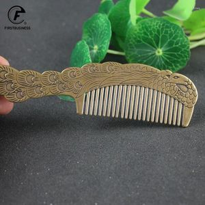 Party bevorzugt Messing Kupfer Pfauen Clouds Feinzahniger Friseur Kämme Teding La. Hair Comb Care Styling Tool Freundin Monateer