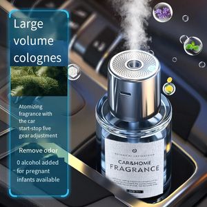 160mL Intelligent Car Mounted Fragrance Spray Car Air Freshener Perfume Locomotive Large Capacity Humidifier Fragrance Machine 240507