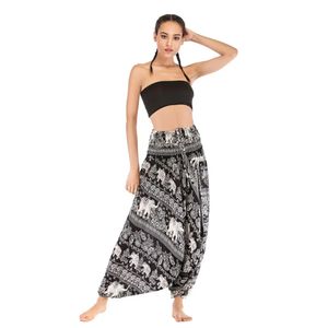 Loose Taille Sports Hosen Street Dance Casual Hosen Straight Tube Sportswear Fitnessstudio Lanternhose Baggy Yoga Harem Hosen Europäische und amerikanische Freizeit Yoga Böhmen