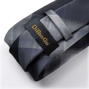 Zestaw krawata na szyję niebieski czerwono -czarny mody mody menów jedwabne krawaty luksusowe szyi ślubny krawat kieszonkowy kwadratowe spinki do mankietu dla mężczyzn Dropshipping