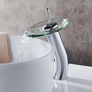 Krany zlewu łazienkowego i kran zimny szklany prysznic prysznic w toaleta smoka mieszanka wodna kran woda