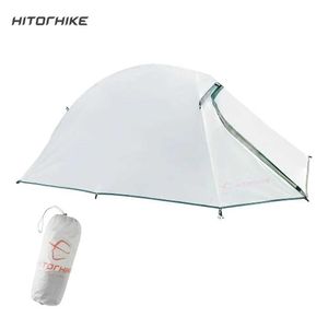 Tält och skyddsrum Hitoshike Star River Camping Waterproof Tent Upgrade Ultralight 1 person 4 Säsong med gratis stoppning Ankomst 2018Q240511