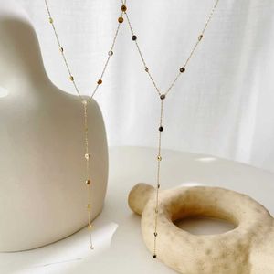 Hänge halsband minar trendiga glänsande regnbåge fyrkant cz kubik zirkoniumhänge halsband för kvinnliga pärlor lång kedja chokers halsband tillbehör