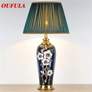 Table Lamps AOSONG Ceramic Desk Luxury Modern Contemporary Fabric For Foyer Living Room Office Creative Bed El