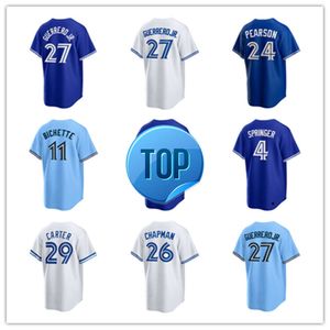 Toronto Custom Blue Jays Baseball Jerseys Brian Serven Ernie Clement Justin Turner Daniel Vogelbach Davis Schneider Daulton Varsho Chris Bassitt