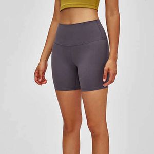 Pantaloncini sportivi ad altissima vita da yoga l-101 femmini