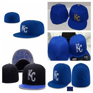 Royals- KC Letter Baseball Caps Nowe przybysze zwykłe styl Gorras Sport Sport Hip Hop Men Kobiety Zupełnie nowe zamknięte czapki