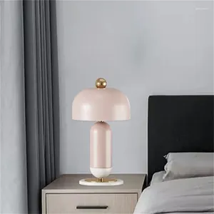 Lâmpadas de mesa Temar Nordic Light Macaroon Macaroon Desk Lamp Led Home Home Decorativa Bedroom