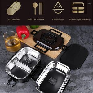 Dinnerware Lunch Box Leak-proof Easy To Clean Durable Portable Small Kitchen Appliances And Accessories Fast Plate 287g/591g Bento