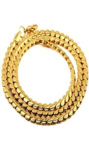 Hip Hop 55 cm Gold Chain Men Tide Brand Night Club Party Jewelry Chain Men High Street Rock Rapper Halsband 4940947