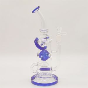 TUBILA DI GLOGA BLUI BLUI BLUE BLOGY BONG BONG DAB RIGCLETORE NEO FLUSI NEO FLIT HOUL IMPEGUE FUMI PIBI FUMI 14,4 mm Ciotola normale portatile portatile USA