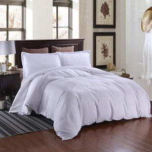 Sängkläder uppsättningar 48 färgglada rena satinuppsättningar mode hem textil king size sängkläder täcke täcker platta lakan kuddar