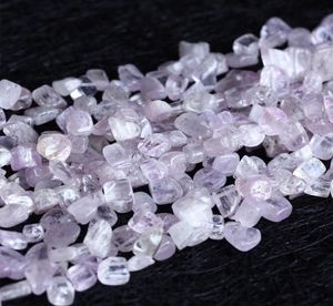 Rabatt hela naturlig äkta lila rosa kunzite spodumen nugget lösa pärlor form 810mm fit smycken 16quot 053451476980