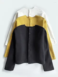 レディースジャケット3色女性フリースジャケットシングル胸シンプルなカジュアルアウター長長袖女性コート