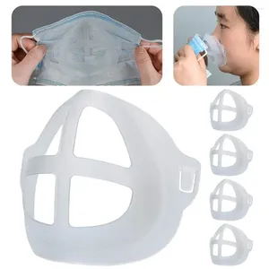 Escovas de maquiagem 10/5/3pcs Proteção de batom respirável Stand Stand Space respiratória Aumentar o suporte de máscara 3D do nariz