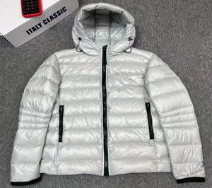 Erkekler Crofton aşağı ceket ile kapüşonlu tasarımcı Siyah Puffer Winter Ceket Kapiteli paketlenebilir S2XL8618542