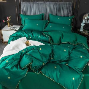 Bedding Sets Svetanya 600TC Egito conjunto de algodão lines de lençóis de folha plana Cobertão