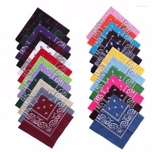 Bow Binds Mode Hip Hop Cotton Bandana Square Schal 53 cm 54 cm schwarzes rotes Paisley Stirnband gedruckt Frauen Männer Jungen Mädchen Mädchen