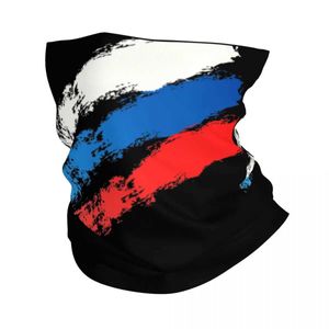 Mode ansiktsmasker halsgaiter ryska flagga stolthet bandana vinter halsringning varm män vindtät väska halsduk Q240510