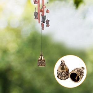 Party levererar 2st miniatyrklocka för hantverk som gör Copper Charm Mini Wind Chime Ornament
